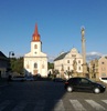 Nová Paka - náměstí - kostel sv. Mikuláše